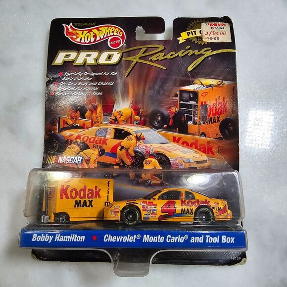 Hot Wheels Pro Racing 1998 Pit Crew Collector Edition Bobby Hamilton Chevrolet 4 - Picture 1 of 12